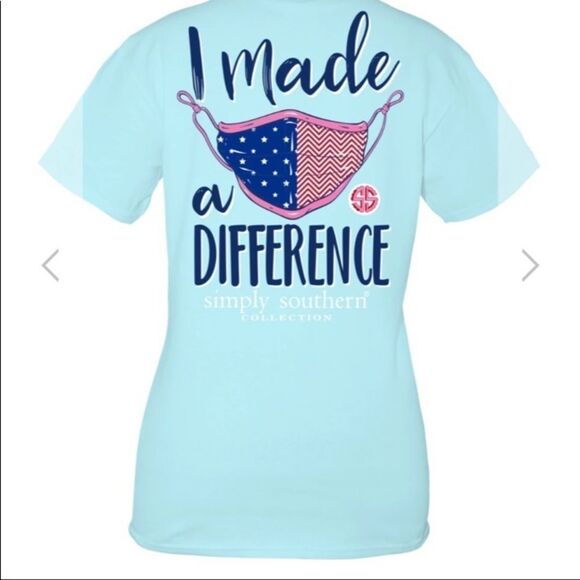 Simply Southern Light Blue SS T-Shirt - Picture 3 of 3